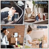 image:imageOutus 12 Pack Christian Car Tissues Cylinder Holder with Facial Tissue Bulk Round Bible Verses Napkins Container for Car Home Travel Prayer Church Gifts 6 DesignsBoho 2