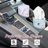 image:imageOutus 12 Pack Christian Car Tissues Cylinder Holder with Facial Tissue Bulk Round Bible Verses Napkins Container for Car Home Travel Prayer Church Gifts 6 DesignsFloral