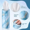 image:imageOutus 12 Pack Christian Car Tissues Cylinder Holder with Facial Tissue Bulk Round Bible Verses Napkins Container for Car Home Travel Prayer Church Gifts 6 DesignsMarble