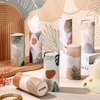 image:imageOutus 12 Pack Christian Car Tissues Cylinder Holder with Facial Tissue Bulk Round Bible Verses Napkins Container for Car Home Travel Prayer Church Gifts 6 DesignsBoho 1