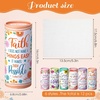 image:imageOutus 12 Pack Christian Car Tissues Cylinder Holder with Facial Tissue Bulk Round Bible Verses Napkins Container for Car Home Travel Prayer Church Gifts 6 DesignsFlowers  Bible Verse