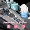 image:imageOutus 12 Pack Christian Car Tissues Cylinder Holder with Facial Tissue Bulk Round Bible Verses Napkins Container for Car Home Travel Prayer Church Gifts 6 DesignsBlending