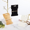 image:imageOutus 120 Pieces Hair Clip Display Cards  6 x 10 cm Kraft Paper Rectangular Card Holders for Hair Bows Barrettes and Accessories Organizing in 3 Colors