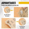 image:imageOutus 20 Sets Magnetic Push Pin Magnet Thumb Tack Poster Hanger Thumb Tacks for Wall School Supplies Classroom Decoration Bulletin Boards Matte BlackBlack gold silver