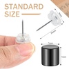 image:imageOutus 20 Sets Magnetic Push Pin Magnet Thumb Tack Poster Hanger Thumb Tacks for Wall School Supplies Classroom Decoration Bulletin Boards Matte BlackBlack