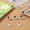 image:imageOutus 20 Sets Magnetic Push Pin Magnet Thumb Tack Poster Hanger Thumb Tacks for Wall School Supplies Classroom Decoration Bulletin Boards Matte BlackBlack