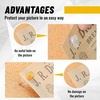image:imageOutus 20 Sets Magnetic Push Pin Magnet Thumb Tack Poster Hanger Thumb Tacks for Wall School Supplies Classroom Decoration Bulletin Boards Matte BlackGold