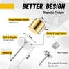 image:imageOutus 20 Sets Magnetic Push Pin Magnet Thumb Tack Poster Hanger Thumb Tacks for Wall School Supplies Classroom Decoration Bulletin Boards Matte BlackGold