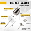 image:imageOutus 20 Sets Magnetic Push Pin Magnet Thumb Tack Poster Hanger Thumb Tacks for Wall School Supplies Classroom Decoration Bulletin Boards Matte BlackShiny Black
