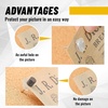 image:imageOutus 20 Sets Magnetic Push Pin Magnet Thumb Tack Poster Hanger Thumb Tacks for Wall School Supplies Classroom Decoration Bulletin Boards Matte BlackShiny Black