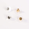 image:imageOutus 200 Pcs Earring Backs for Droopy Ears Backs Replacements Earring Backs for Heavy Bullet ClutchSilver and GoldSilver and Gold