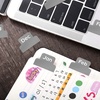 image:imageOutus 24 Pieces Monthly Adhesive Tabs for Planner  Designer Accessories Monthly Tabs Stickers Decorative for Office Planners Organizations Sturdy Notebook Planners JournalBlackGrey