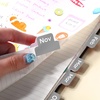 image:imageOutus 24 Pieces Monthly Adhesive Tabs for Planner  Designer Accessories Monthly Tabs Stickers Decorative for Office Planners Organizations Sturdy Notebook Planners JournalBlackGrey