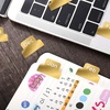 image:imageOutus 24 Pieces Monthly Adhesive Tabs for Planner  Designer Accessories Monthly Tabs Stickers Decorative for Office Planners Organizations Sturdy Notebook Planners JournalBlackGold
