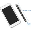 image:imageOutus 36 Pack Stylus Pen for Touchscreen Soft Tip for Writing amp Drawing Classroom amp Student Use Teacher School Supplies Learning Office amp HomeBlack SilverBlack  Silver