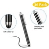 image:imageOutus 36 Pack Stylus Pen for Touchscreen Soft Tip for Writing amp Drawing Classroom amp Student Use Teacher School Supplies Learning Office amp HomeBlack SilverBlack  Silver