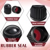 image:imageOutus 400 Pcs Tire Valve Stem Caps Car Tire Caps Plastic Universal Valve Stem Covers for Bike Bicycle Cars SUV Trucks Motorcycles BlackBlack