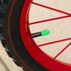 image:imageOutus 400 Pcs Tire Valve Stem Caps Car Tire Caps Plastic Universal Valve Stem Covers for Bike Bicycle Cars SUV Trucks Motorcycles BlackGreen