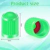 image:imageOutus 400 Pcs Tire Valve Stem Caps Car Tire Caps Plastic Universal Valve Stem Covers for Bike Bicycle Cars SUV Trucks Motorcycles BlackGreen