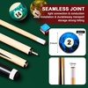 image:imageOutus 71 Pcs Premium Pool amp Billiard Table Accessories Set  Pool Balls Cue Sticks with Tips Triangle Rack Chalks Brush Spot Stickers for Home Family amp Beginner PracticeDark Marble Style Balls
