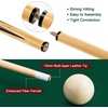 image:imageOutus 71 Pcs Premium Pool amp Billiard Table Accessories Set  Pool Balls Cue Sticks with Tips Triangle Rack Chalks Brush Spot Stickers for Home Family amp Beginner PracticeDark Marble Style Balls