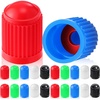 image:imageOutus 400 Pcs Tire Valve Stem Caps Car Tire Caps Plastic Universal Valve Stem Covers for Bike Bicycle Cars SUV Trucks Motorcycles BlackMulticolor