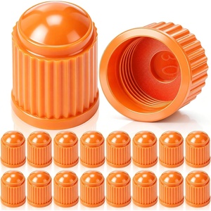 image:imageOutus 400 Pcs Tire Valve Stem Caps Car Tire Caps Plastic Universal Valve Stem Covers for Bike Bicycle Cars SUV Trucks Motorcycles BlackOrange Red