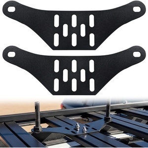 image:imageOutus Roof Rack Mount Brackets 2 Pack Heavy Duty Steel Truck Bed Rack Mounts for Molle Panels amp Bed Rails Universal Adjustable Clamp for Overland Cargo Accessories