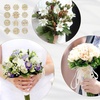 image:image12Pcs Crystal Rhinestone Flower Brooch Pins Set Wedding Brooches For WomenGold