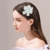 image:image374 Inches Rhinestone Camellia Flower Brooch Pins amp Hair Clips for Women Elegant Created Crystal Lapel Pin Brooches Wedding PartyWhite