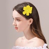 image:image374 Inches Rhinestone Camellia Flower Brooch Pins amp Hair Clips for Women Elegant Created Crystal Lapel Pin Brooches Wedding PartyYellow