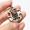 image:image4PCS Military Medal Brooch Pins Retro Vintage Crown Metal Fake Metal Geometric Brooch for Men Badge Soldier Patriot US Officer Army Uniform Costume Ribbons Epaulets Coat Jacket