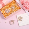 image:image4pcs Brooches and Pins for Women Flower Brooch Crystal Pearl Brooch for Women Fashion Accessoriesleaf