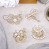 image:image4pcs Brooches and Pins for Women Flower Brooch Crystal Pearl Brooch for Women Fashion Accessoriespearl