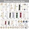 image:image70 Pcs Pearl Brooch Sweater Shawl Hat Clip Neckline Pins Double Faux Pearl Brooches for Women Fashion Cover Up Buttons Clothing Dresses Decoration Accessories Pant Waist Tightener Safety Pins