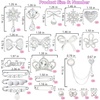 image:image72Pcs Junk Socks Charms Kit Gold Brooches and Pins for WomenPearl and Rhinestone Sock Charms with Safety Pins DIY Accessories for Decorating and Personalizing Socks Clothes Hats Shoes Scarf ShawlSilver