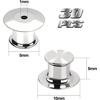 image:imageDECYOOL 30 Pieces Metal Pin Backs Locking Pin Keepers Locking Clasp  Nickel Plated Copperconvenient to carry and blend seamlessly behind any pinNo Tools Required Spring Loaded Lock30