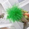 image:imageDainty Feather Flower Large Brooch Pin for Women Men Elegant Oversized Floral Lapel Pins Shawl Dress Suit Clothes Accessories Wedding Party Dance Banquet Fashion Jewelry 150mmGrass Green