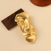 image:imageFigure Face Mask Brooch  Vintage Minimalist Metal Brooches Women Mengold