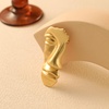 image:imageFigure Face Mask Brooch  Vintage Minimalist Metal Brooches Women Mengold