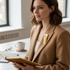 image:imageFigure Face Mask Brooch  Vintage Minimalist Metal Brooches Women Mengold
