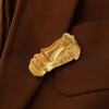 image:imageFigure Face Mask Brooch  Vintage Minimalist Metal Brooches Women Mengold