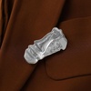 image:imageFigure Face Mask Brooch  Vintage Minimalist Metal Brooches Women Mensilver