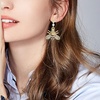 image:imageHoney Bee Brooches Crystal Insect Themed Bee Brooch Animal Fashion Shell Pearl Brooch Pin Gold ToneGold pearl earring