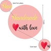 image:imageOutus 1000 Pieces Handmade with Love Stickers 1 Inch Foil Homemade Baking with Love Sticker for Baking Store Wedding Party and Small Business Present Labels