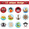 image:imageOutus 1000 Pieces Pirate Stickers Bulk for Kids Small Fun Pirate Themed Party Sticker Favors Assorted Roll Wall Decals for Water Bottles Laptop Luggage Computer Scrapbooking Halloween Birthday Decor1000