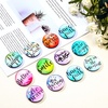 image:imageOutus 12 Pcs Inspirational Magnet Decor for Fridge Motivational Glass Fridge Magnets Back to School Decorative Locker Magnets for Refrigerator Bulletin Board Office Accessory