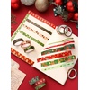 image:imageOutus 21 Rolls Christmas Gold Foil Washi Tape  Holiday Decor with Snowflake Deer Tree Designs  SelfAdhesive Tape for DIY Crafts Wrapping Party Favors