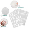 image:imageOutus 576 Pcs 8 Sheets Letters Stickers Vinyl Alphabet Number Decals Back to School Supplies for Water Bottles Cups Mailbox Scrapbooking Bulletin Board Classroom DecorBlack1 InchWhite