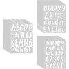 image:imageOutus 576 Pcs 8 Sheets Letters Stickers Vinyl Alphabet Number Decals Back to School Supplies for Water Bottles Cups Mailbox Scrapbooking Bulletin Board Classroom DecorBlack1 InchWhite